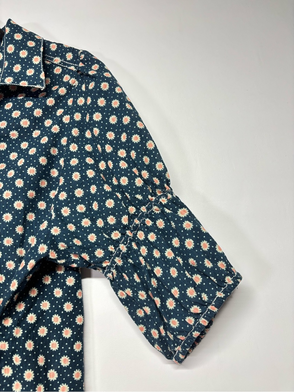 ✨Pilcro The Tallulah Double Puff-Sleeve Blouse Size M - Picture 9 of 15